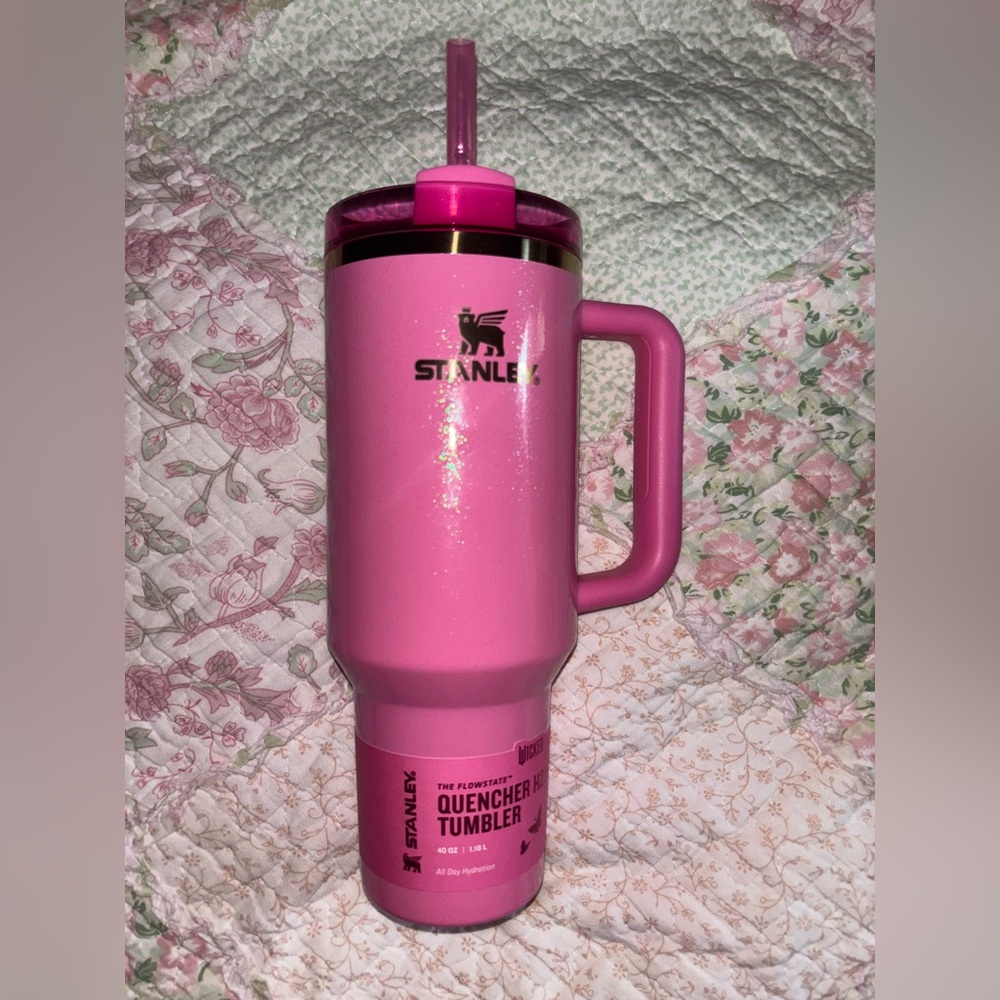 Authentic Stanley Wicked Glinda Pink 40oz Tumbler